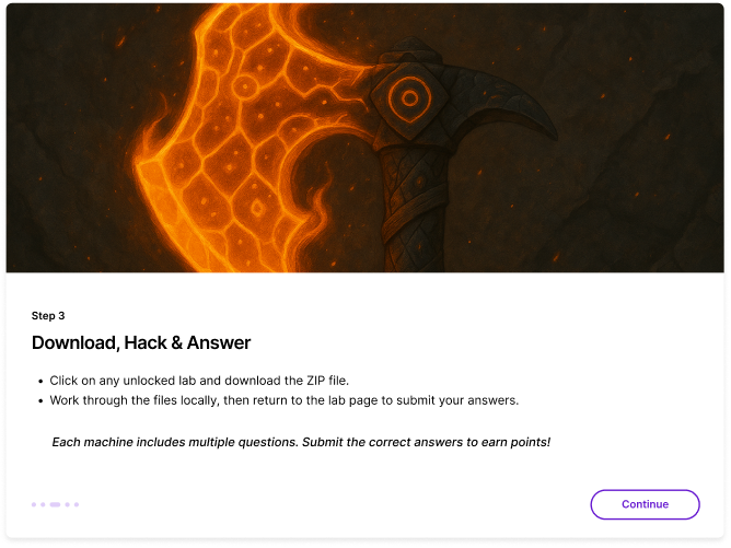 The Gauntlet design mockup 4